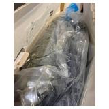 CHARM HEART GREY THROW BLANKET