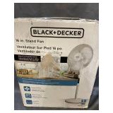 BLACK DECKER 16 IN STAND FAN