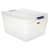 RUBBERMAID RMCC410001 Storage Tote,10 1/4 gal Volume