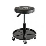 Aain LT012 Pneumatic Mechanic Roller Seat,Adjustable Rolling Stool with Tool Tray,Best Creeper Seat for Garger,Workshop,Auto Repair Shop,300lbs (Black)