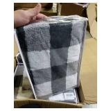 Carvapet 2-Piece Buffalo Plaid Rug Set