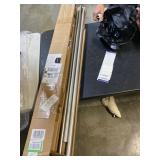 Double Extendable Curtain Rods w/ Round Finials