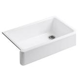 Kohler Whitehaven Self-Trimming Under-Mount Single Kitchen Sink