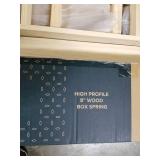 Zinus Edgar High Profile Wood Box Spring (King Size)