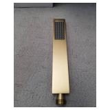 RBROHANT Rain Shower System Brushed Gold Shower Faucet Set Anti-scald Shower Fixtures with Rough-in Pressure Balanced Valve and Embedded Box, Wall Mounted