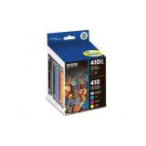 Epson - 410/410XL 5-Pack High-Yield and Standard Capacity Ink Cartridges - Cyan/Magenta/Yellow/Photo Black