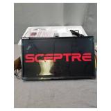 Sceptre E209W-16003R 20 Inch 75Hz Ultra Thin LED Monitor 2x HDMI VGA Build-in Speakers, Metal Black 2018