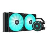 ID-COOLING AURAFLOW X 240 CPU Water Cooler 12V RGB AIO Cooler 240mm CPU Liquid Cooler 2X120mm RGB Fan, Intel 115X/1200/2066, AMD AM4