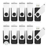 KEXIN Bulk USB Flash Drive 95 Pack 128MB Flash Drive USB Drive 128 MB Thumb Drive Bulk Flash Drives Swivel Drive USB 2.0