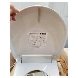 VOVO STYLEMENT VB-6000SE Electronic Bidet, Elongated, Made in Korea, LED Nightlight, Eco Power Save,Self Cleaning Full Stainless Nozzle,Heated Seat,Warm Dry and Water