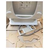 VOVO STYLEMENT VB-6000SE Electronic Bidet, Elongated, Made in Korea, LED Nightlight, Eco Power Save,Self Cleaning Full Stainless Nozzle,Heated Seat,Warm Dry and Water