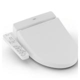 TOTO® WASHLET® C100 Electronic Bidet Toilet Seat with PREMIST, Round,Cotton White- SW2033R#01