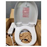 TOTO® WASHLET® C100 Electronic Bidet Toilet Seat with PREMIST, Round,Cotton White- SW2033R#01