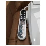 SmartBidet SB-2000 Bidet Seat for Elongated Toilets - Electronic Heated Toilet Seat with Warm Air Dryer and Temperature Controlled Wash Functions (White)