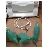 SmartBidet SB-2000 Bidet Seat for Elongated Toilets - Electronic Heated Toilet Seat with Warm Air Dryer and Temperature Controlled Wash Functions (White)