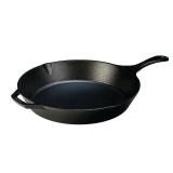 Lodge Seasoned Cast Iron 13.25" Skillet with Assist Handle