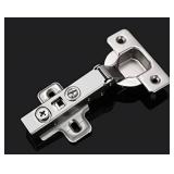 19 Probrico CHR093 105 Degree Soft Closing European Full Overlay Concealed Hinge with Mounting Plate