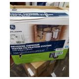 GE Under Sink Reverse Osmosis Water Filtration System, White Filter Housing