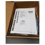 GE Under Sink Reverse Osmosis Water Filtration System, White Filter Housing