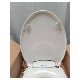 Brondell Swash Ecoseat Non-Electric Bidet Toilet Seat, Fits Elongated Toilets, White - Dual Nozzle System, Ambient Water Temperature - Bidet with Easy Installation