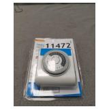 GE 24-Hour Heavy Duty Indoor Plug-In Timer, 2-Outlets, 15075