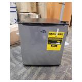 Walsh WSR17S5 Compact Refrigerator, 1.7 Cu.Ft Single Door Fridge, Adjustable Mechanical Thermostat with Chiller, Reversible Doors, Stainless Steel Look Damage See Pictures