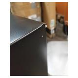 Walsh WSR17S5 Compact Refrigerator, 1.7 Cu.Ft Single Door Fridge, Adjustable Mechanical Thermostat with Chiller, Reversible Doors, Stainless Steel Look Damage See Pictures