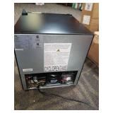 Walsh WSR17S5 Compact Refrigerator, 1.7 Cu.Ft Single Door Fridge, Adjustable Mechanical Thermostat with Chiller, Reversible Doors, Stainless Steel Look Damage See Pictures