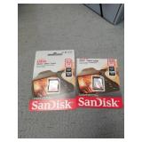 2 SanDisk 32GB Ultra UHS-I SDHC Memory Card - SDSDUN4-032G-AN6IN