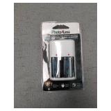Photo4less 4 AA Batteries & White Charger