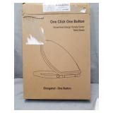 Hibbent Premium Elongated Toilet Seat with Cover(Oval) Quiet Close, One-Click to Quick Release, Easy Installation Never Loosen Hinge, Slow Close Toilet Seat and Cover, Easy Cleaning-White Color