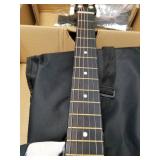 JOYMUSIC 6 String 41" Acoustic Guitar Kit,Black,High Gloss (JOY-41C), Right