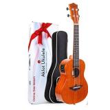 AKLOT Tenor Ukulele, Acoustic Electric Ukelele 26 Inch Uke with Equalizer Solid Mahogany for Professional Player with Beginner Kit (Gig Bag, Picks, Strap, String, Cleaning Cloth, Starter Manual)
