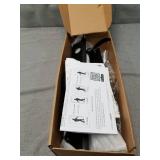 Ageless Iron Keep One-Piece Handleset with A Grip with Keep Plate and Tine Lever in Black Iron