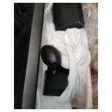 Ageless Iron Keep One-Piece Handleset with A Grip with Keep Plate and Tine Lever in Black Iron