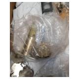 Ageless Iron Keep One-Piece Handleset with A Grip with Keep Plate and Tine Lever in Black Iron