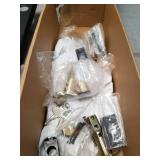 Ageless Iron Keep One-Piece Handleset with A Grip with Keep Plate and Tine Lever in Black Iron