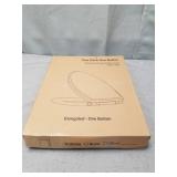 Hibbent Premium Elongated Toilet Seat with Cover(Oval) Quiet Close, One-Click to Quick Release, Easy Installation Never Loosen Hinge, Slow Close Toilet Seat and Cover, Easy Cleaning-White Color