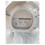 Hibbent Premium Elongated Toilet Seat with Cover(Oval) Quiet Close, One-Click to Quick Release, Easy Installation Never Loosen Hinge, Slow Close Toilet Seat and Cover, Easy Cleaning-White Color