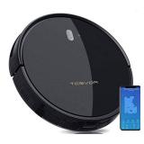 Tesvor Robot Vacuum Cleaner - 4000Pa Strong Suction Robot Vacuum, Alexa Voice and APP Control, Self-Charging Robotic Vacuum Cleaner with 5200mAh Battery, for Low-Pile Carpets, Hard Floors and Pet Hair