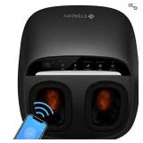 Etekcity Foot Massager Machine with Heat and APP Remote, Gifts for Women Mom Men Dad, Shiatsu Deep Kneading & Multi Air Compression, Relieve Foot Pain and Plantar Fasciitis, Fit up to Men Size 12