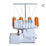 Brother Serger, 1034D, Heavy-Duty Metal Frame Overlock Machine, 1,300 Stitches Per Minute, Removeable Trim Trap, 3 Included Accessory Feet,White