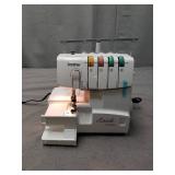 Brother Serger, 1034D, Heavy-Duty Metal Frame Overlock Machine, 1,300 Stitches Per Minute, Removeable Trim Trap, 3 Included Accessory Feet,White