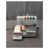 Brother Serger, 1034D, Heavy-Duty Metal Frame Overlock Machine, 1,300 Stitches Per Minute, Removeable Trim Trap, 3 Included Accessory Feet,White