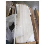 Walker Edison 2-Door Glass Shelf Corner TV Console