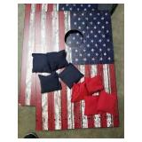 GoSports American Flag Cornhole Set