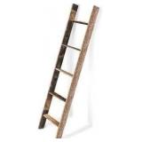 BarnwoodUSA Rustic 5-Tier Blanket Ladder
