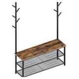 Rolanstar Shoe 2-Tier Shoe Bench