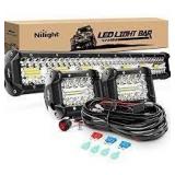 LED Off-Road Lights Bar Pods & Wiring Harness