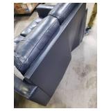 Palmer Button Tufted Leather Loveseat